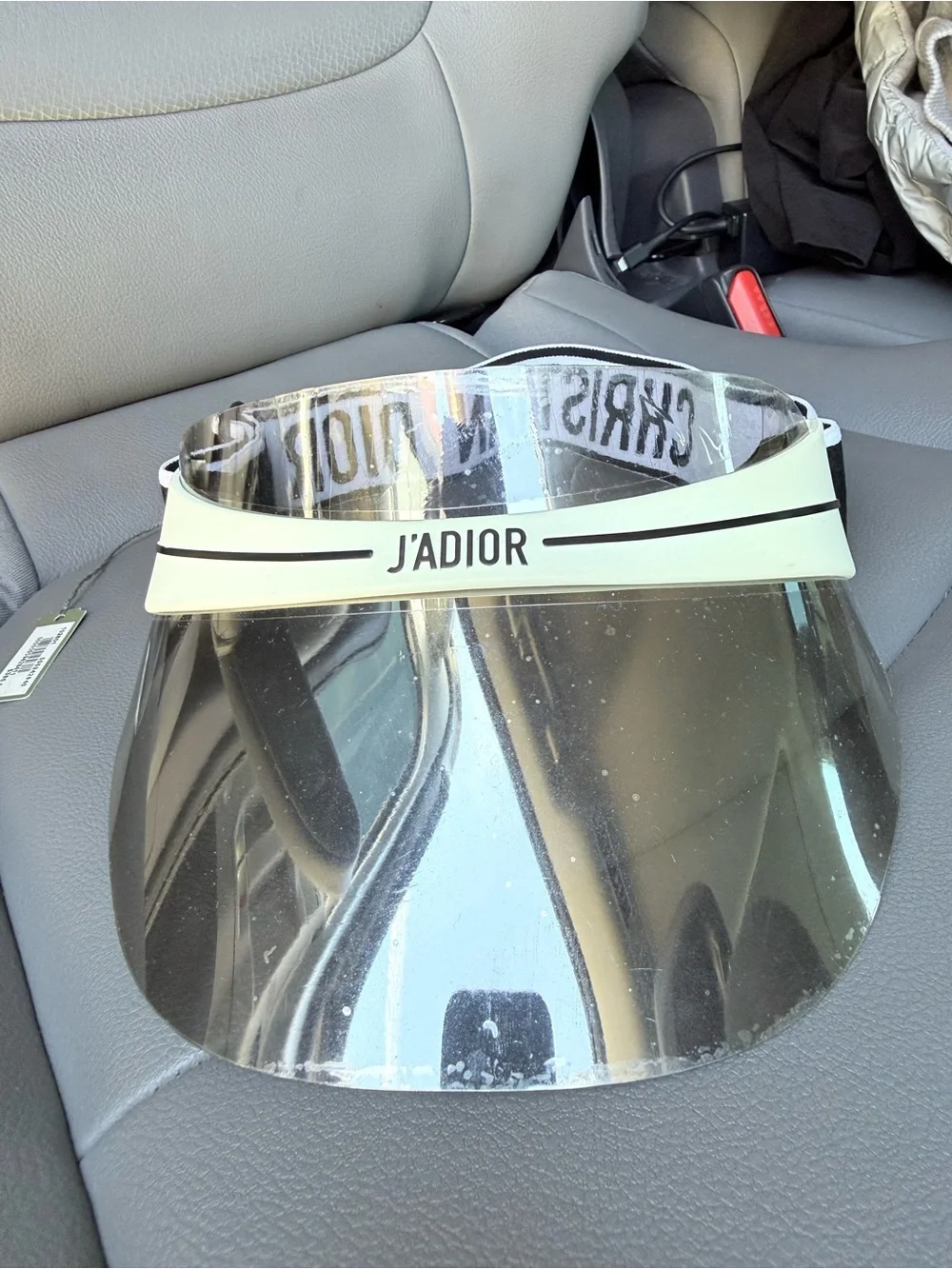 Christian Dior Transparent DiorClub1 Sun Visor